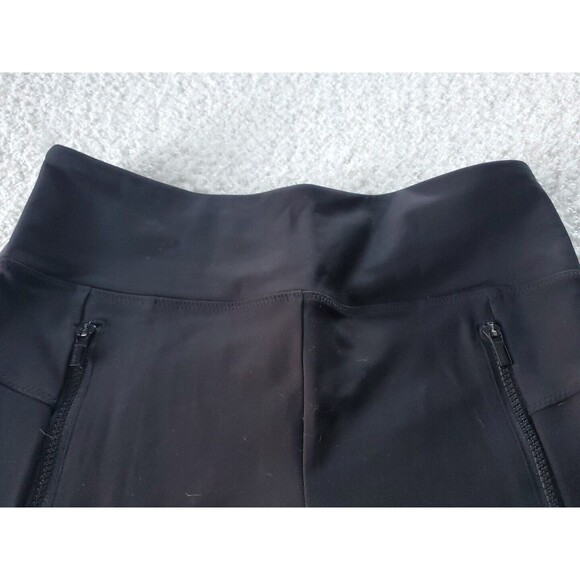 Athleta Women's Stellar Tight Pants Size Med Black Zip Pockets Travel Work - Picture 3 of 11
